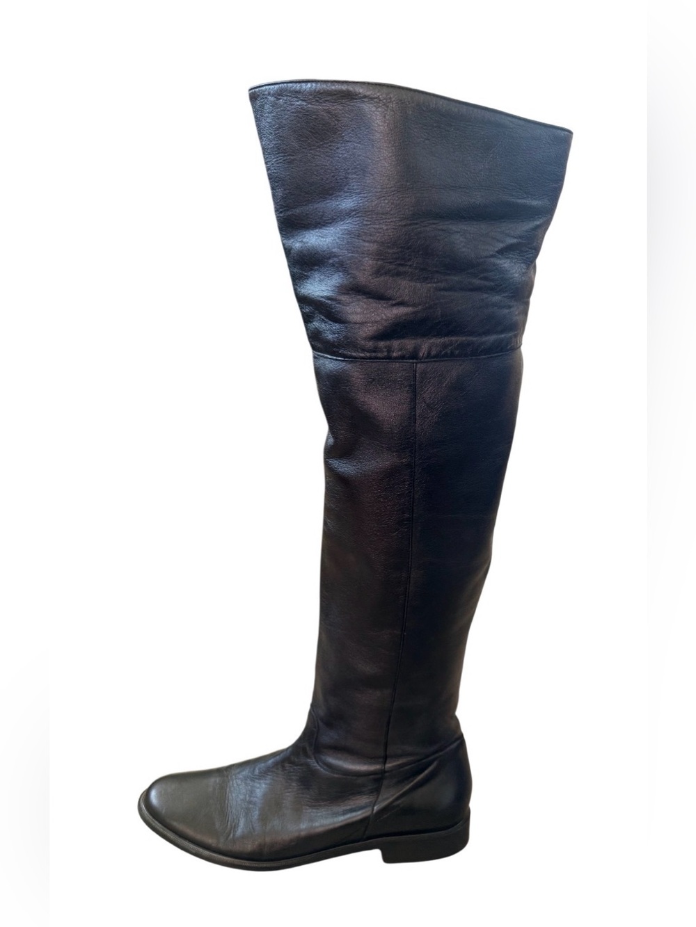 Robert Clergerie Over the Knee Riding Boots Black Size 10.5